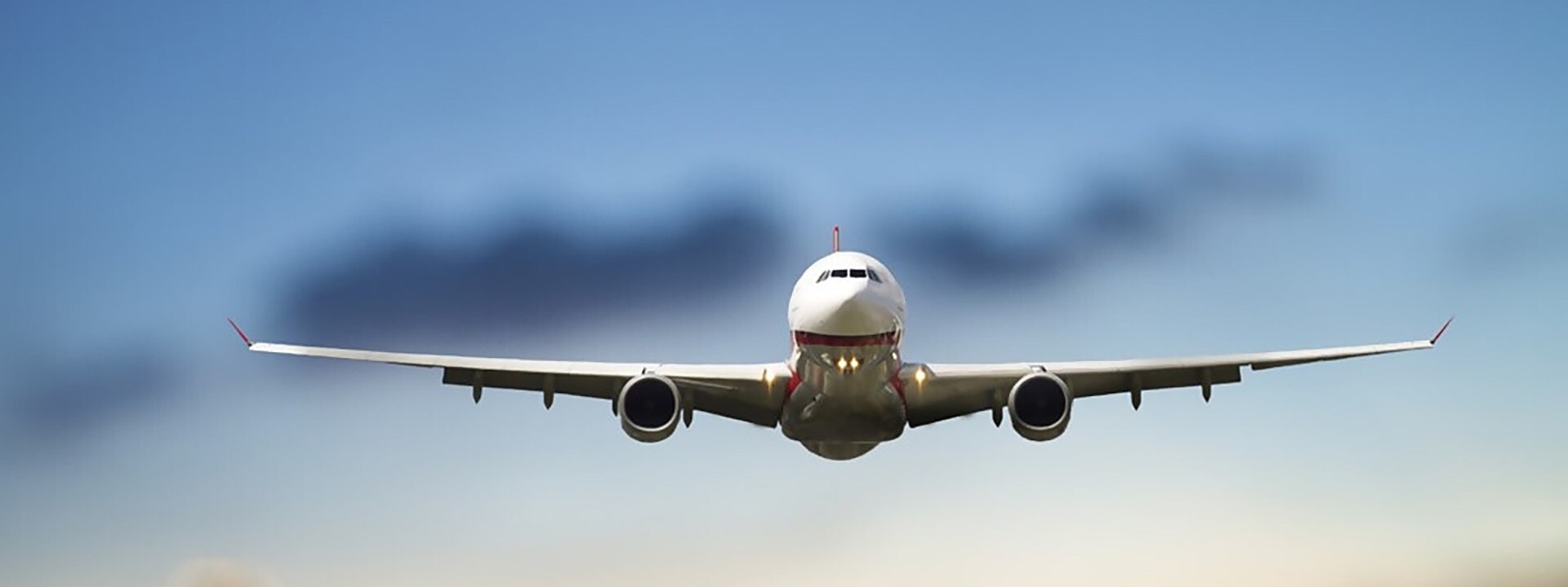 plane coming in to land